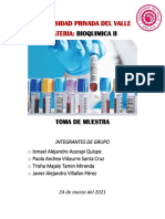 Bioquimica Toma de Muestra