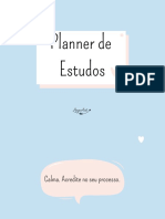 Planner de estudos