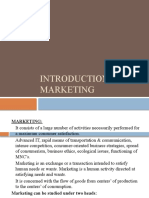 Introduction to Marketing Concepts
