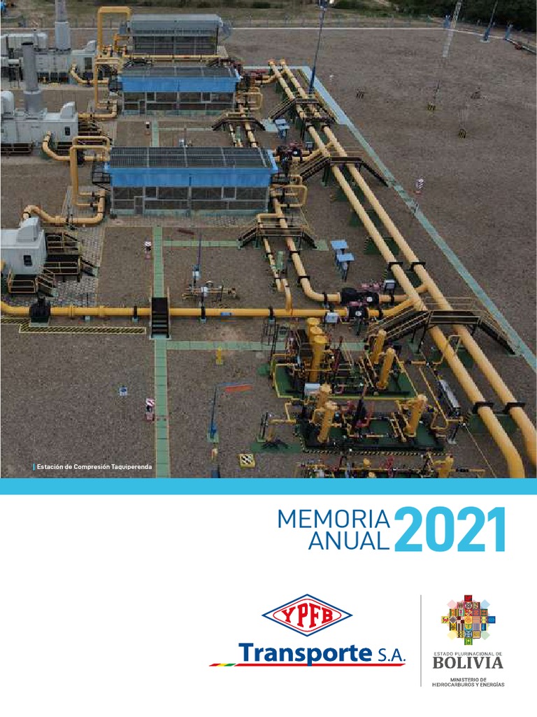 Memoria Anual 2021 YPFB Transporte S.A. | PDF | Bolivia | Petróleo