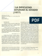 Abrams, Philip. Notas Sobre La Dificultad de Estudiar El Estado