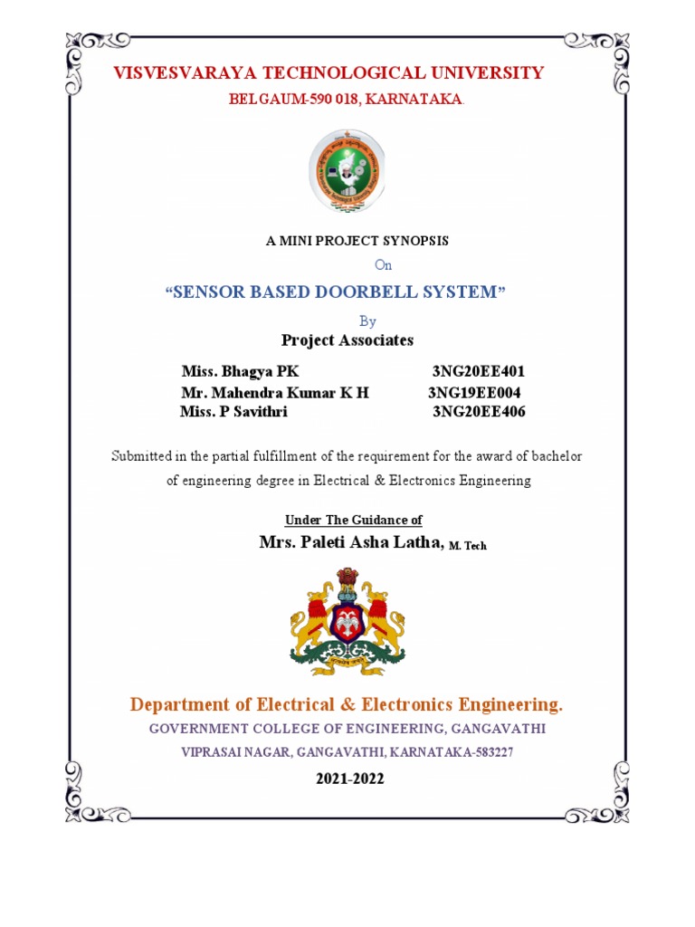 Visvesvaraya Technological University | PDF