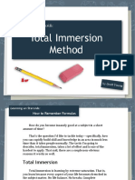 Total Immersion Method