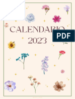 Calendario 3 Aesthetic