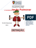 Fisioterapia em Pneumologia: Reabilitação Pulmonar