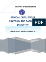 Ethical Challenges Faced by Banking Industry