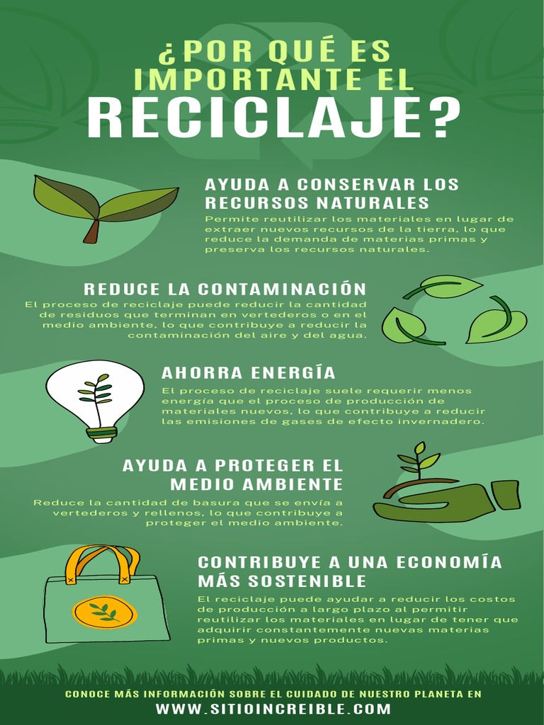 Importancia del Reciclaje y Cuidado Ambiental | PDF