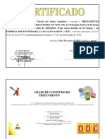 Certificado - Combate a Incendio - Geronimo Texeira