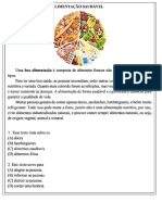 Atividades de Avaliação de Ciencias Parcial