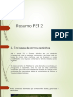 Resumo PET 2