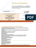 Certificado de treinamento em segurança na operação de compactador