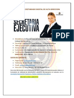 Curso de Secretariado Digital de Alta Direccion