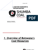 Coal Sector Overview and Opportunities