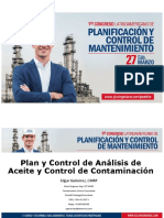 Edgar Gutierrez - Plan y Control de Análisis de Aceite y Control de Contaminación