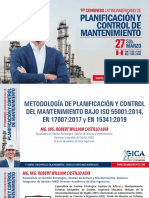 Robert Castillo - Metodología de Planificación y Control Del Mantenimiento Bajo ISO 55000, EN 17007 y EN 15341