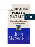 Equipados para La Batalla. John Macarthur