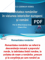 2romanitatea Romanilor in Viziunea Istoricilor Europeni Si Romani