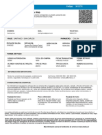 Boleto Web: Datos de Pasajero