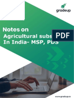 Agricultural Subsidies in India MSP Pds English Reviewed 27
