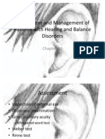 Assessment and Management of Patients With Hearing and Balance Disorders Web