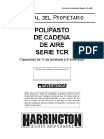 Manual Harrington Series TCR