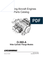 Lycoming Aircraft Engines Parts Catalog: Wide Cylinder Flange Models