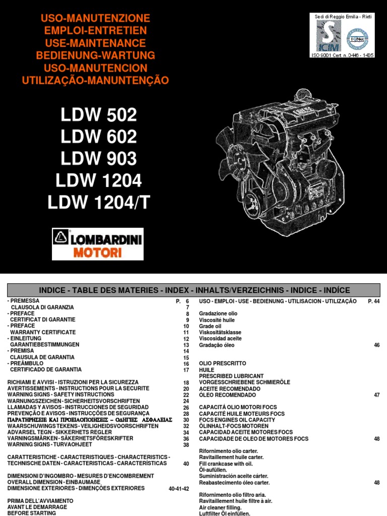 NUOVO AVVIAMENTO Per LOMBARDINI LDW502 LDW602 LDW903 LDW1204 LDW1204T - Foto 3