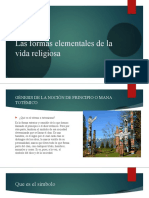 Las Formas Elementales de La Vida Religiosa