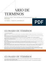 Glosario de Términos