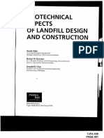 Geotechnical Aspects of Landfill Design and Construction
