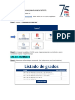 Instructivo para Compra de Material
