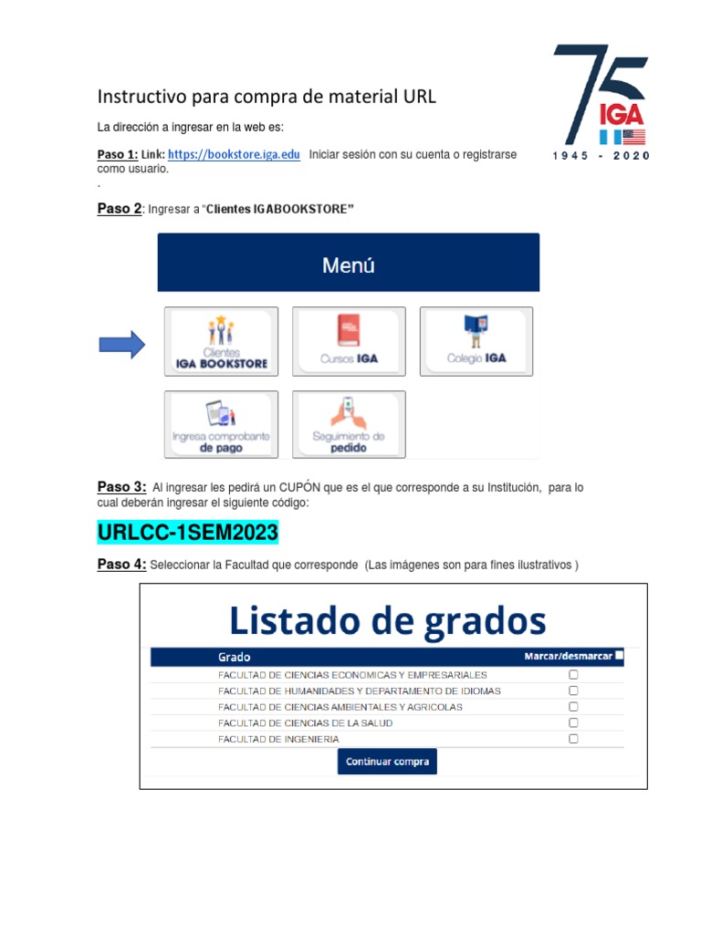 Instructivo para Compra de Material | PDF