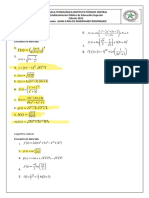 Taller Derivadas Cadena y Algebraicas