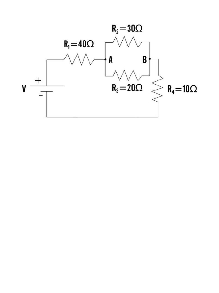 Circuito Elettrico Variazioni Serie e Parallelo PDF