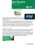 Como participar do Programa Nacional de Crédito Fundiário Terra Brasil