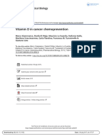 Vitamin D in Cancer Chemoprevention