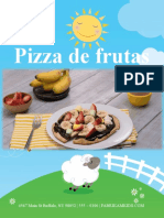 Power Receta Pizza de Fruta