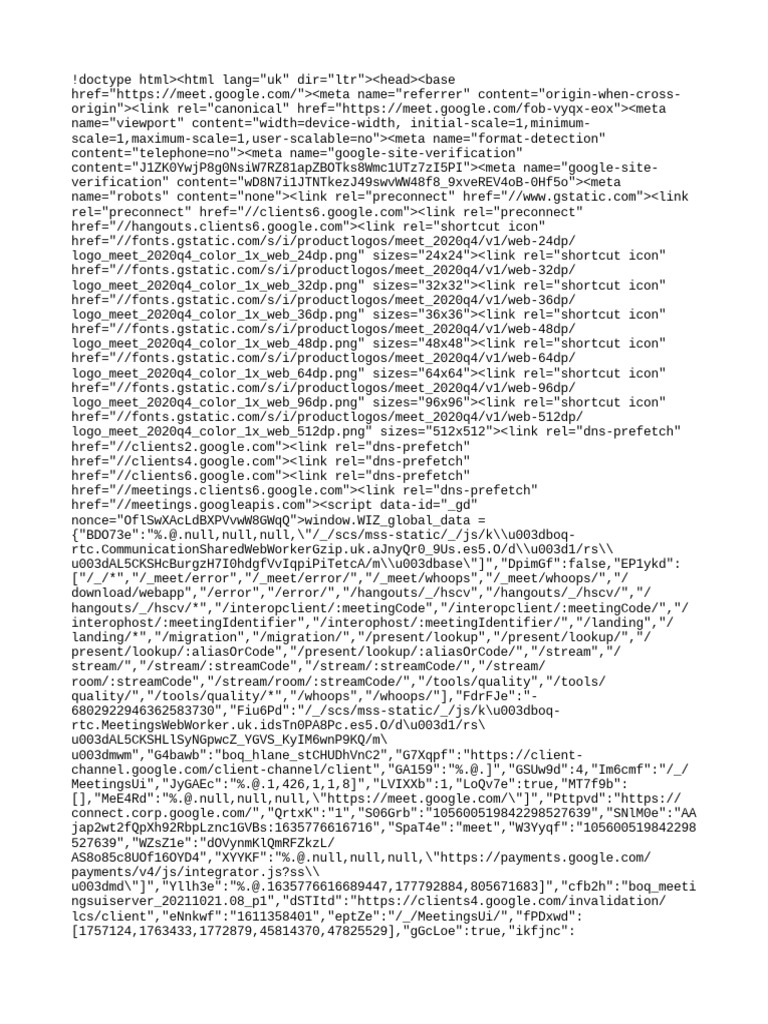 An analysis of a google meet join page pdf