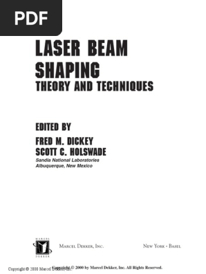 0410 F.M. Dickey, S.C. Holswade Ed - Laser Beam Shaping