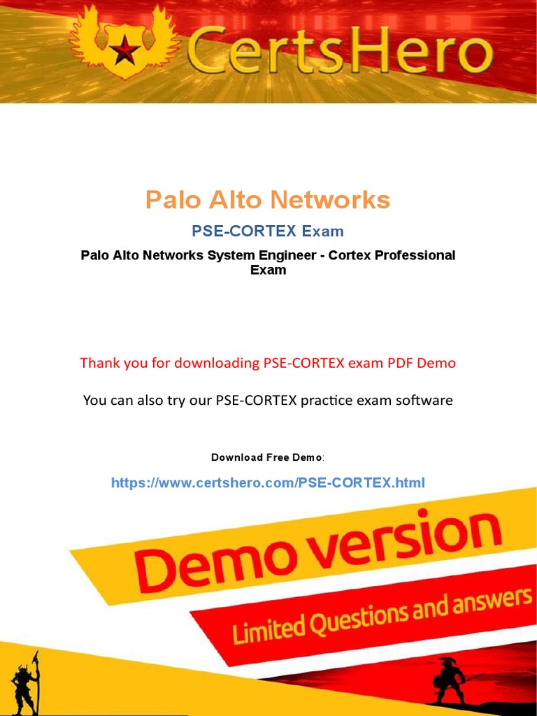 PSE Cortex Demo PDF Transport Layer Security Encryption PSE Cortex Demo PDF Transport Layer Security Encryption