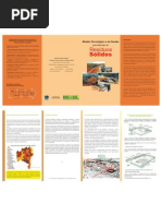 Folder de modelo trecnologico e de gestão para manejo de residuos solidos