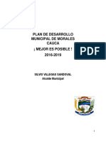 Plan de Desarrollo Municipal de Morales 2016-2019