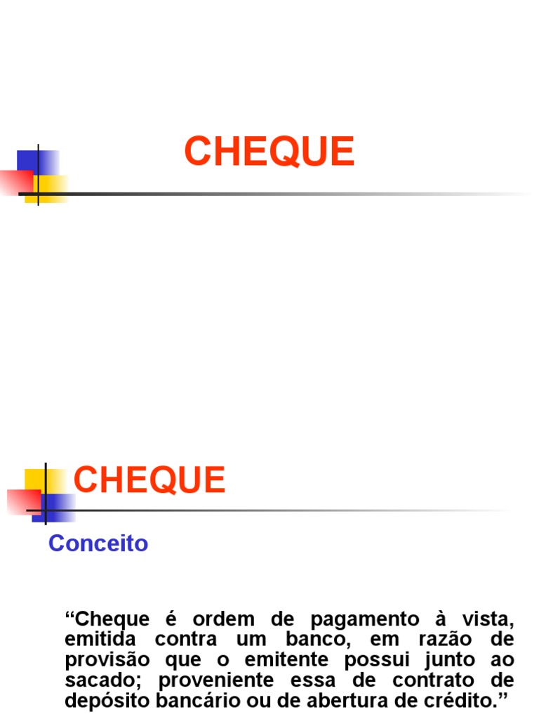 A Natureza Jurídica Do Cheque Pós-Datado – VXYCZ
