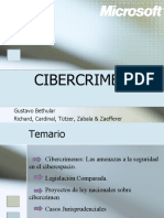 Cibercrimenes: legislación y amenazas