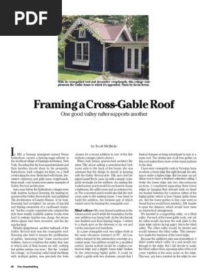 Fine Homebuilding - Framing a Cross-Gable Roof
