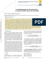 Detailed Expressions and Methodologies For Measuring Flare Combustion E Ciency, Species Emission Rates, and Associated Uncertainties