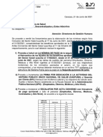 Lineamientos Del Acta Convenio 17 de Juniode 2021