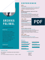 Anshika Paliwal Resume