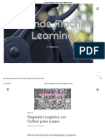 Regresión Logística en Python - Aprende Machine Learning