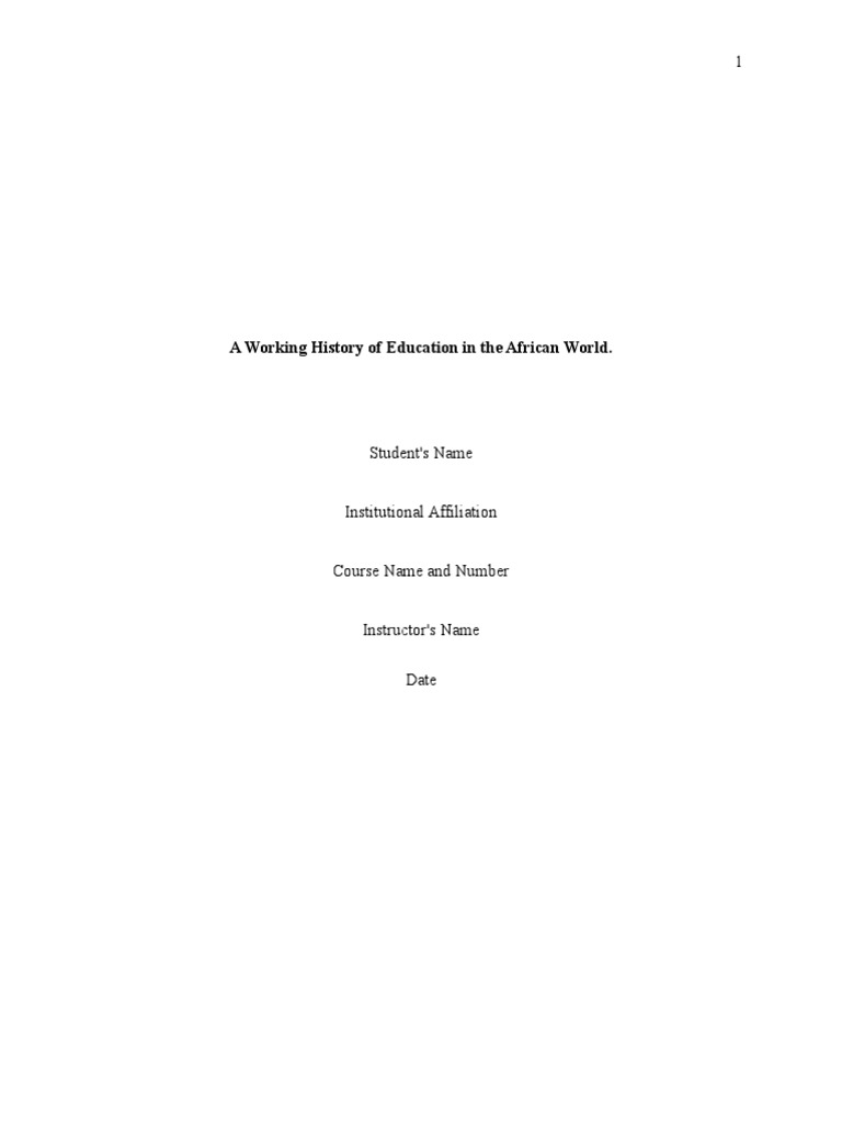 African American Education History Insights | PDF | Racial Segregation ...